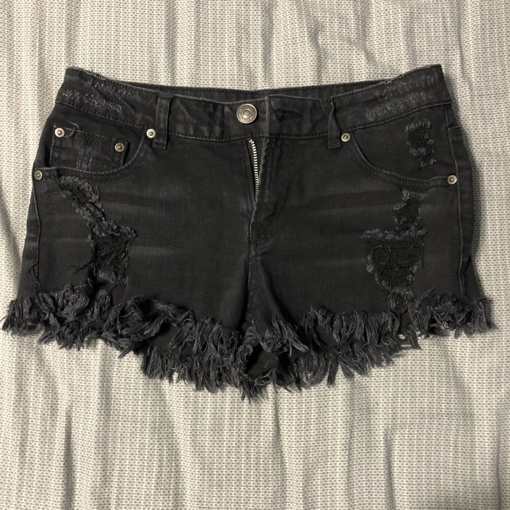 Mid Rise Jean shorts